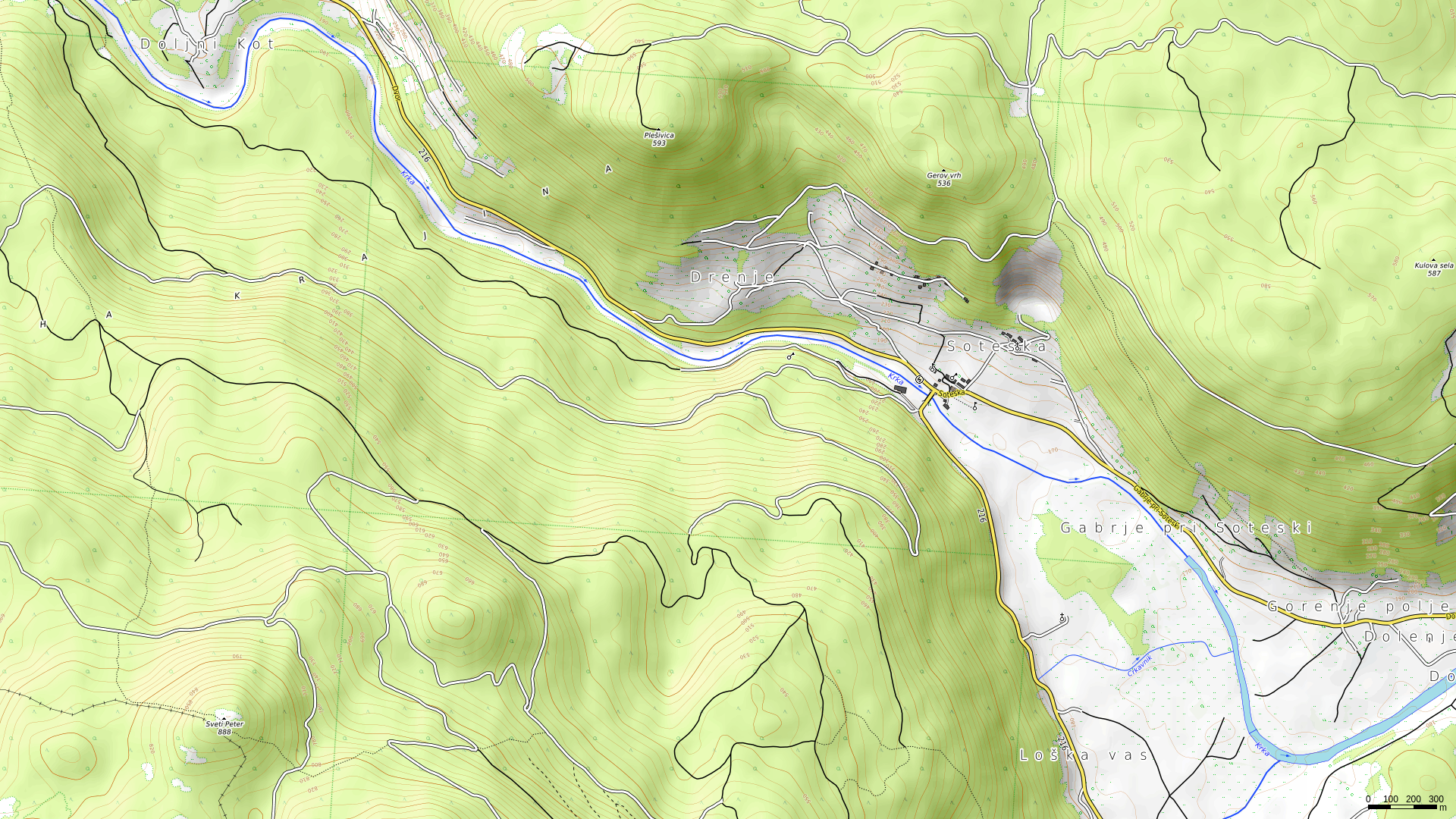 Soteska color map