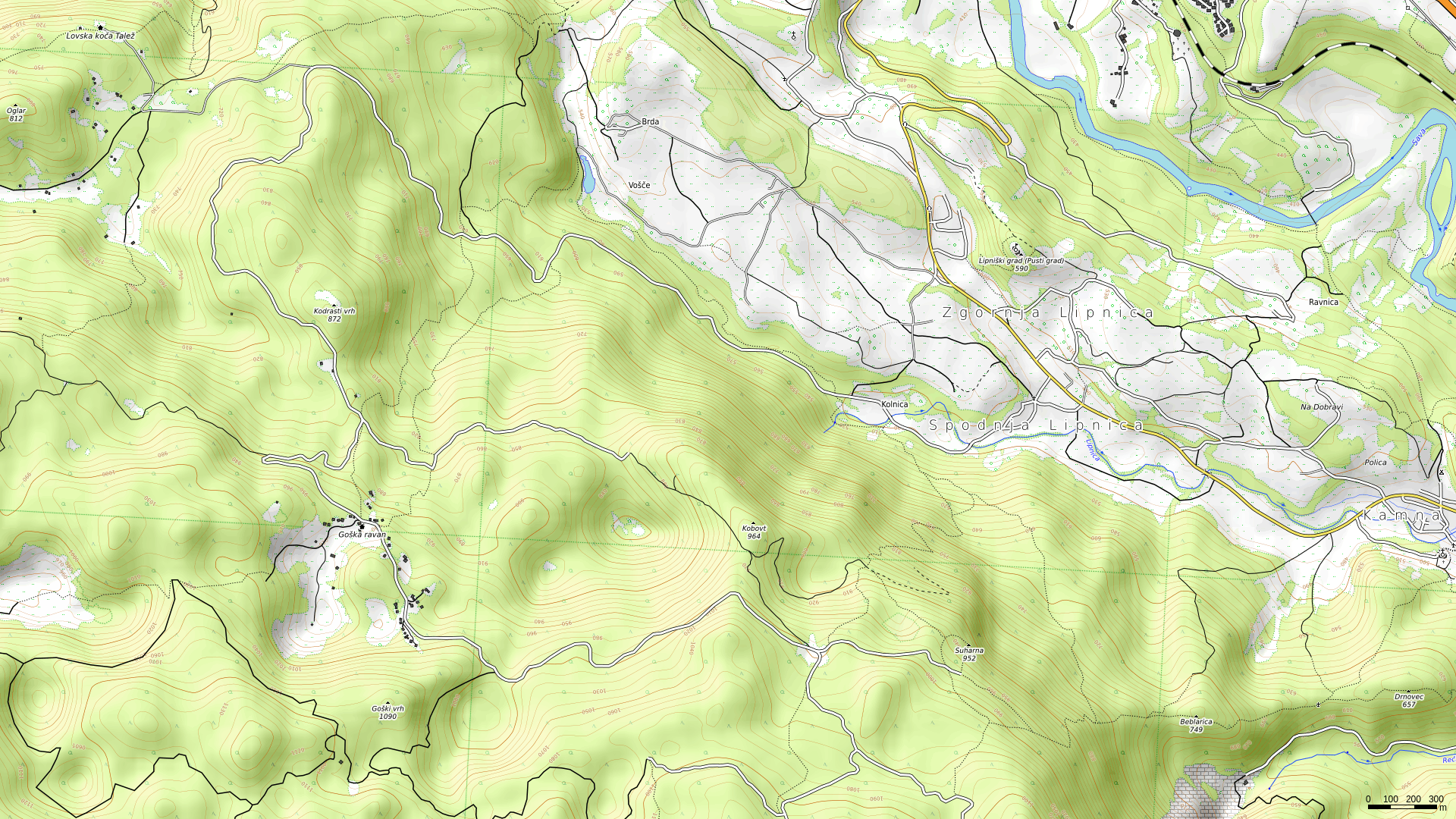 Kamna Gorica color map