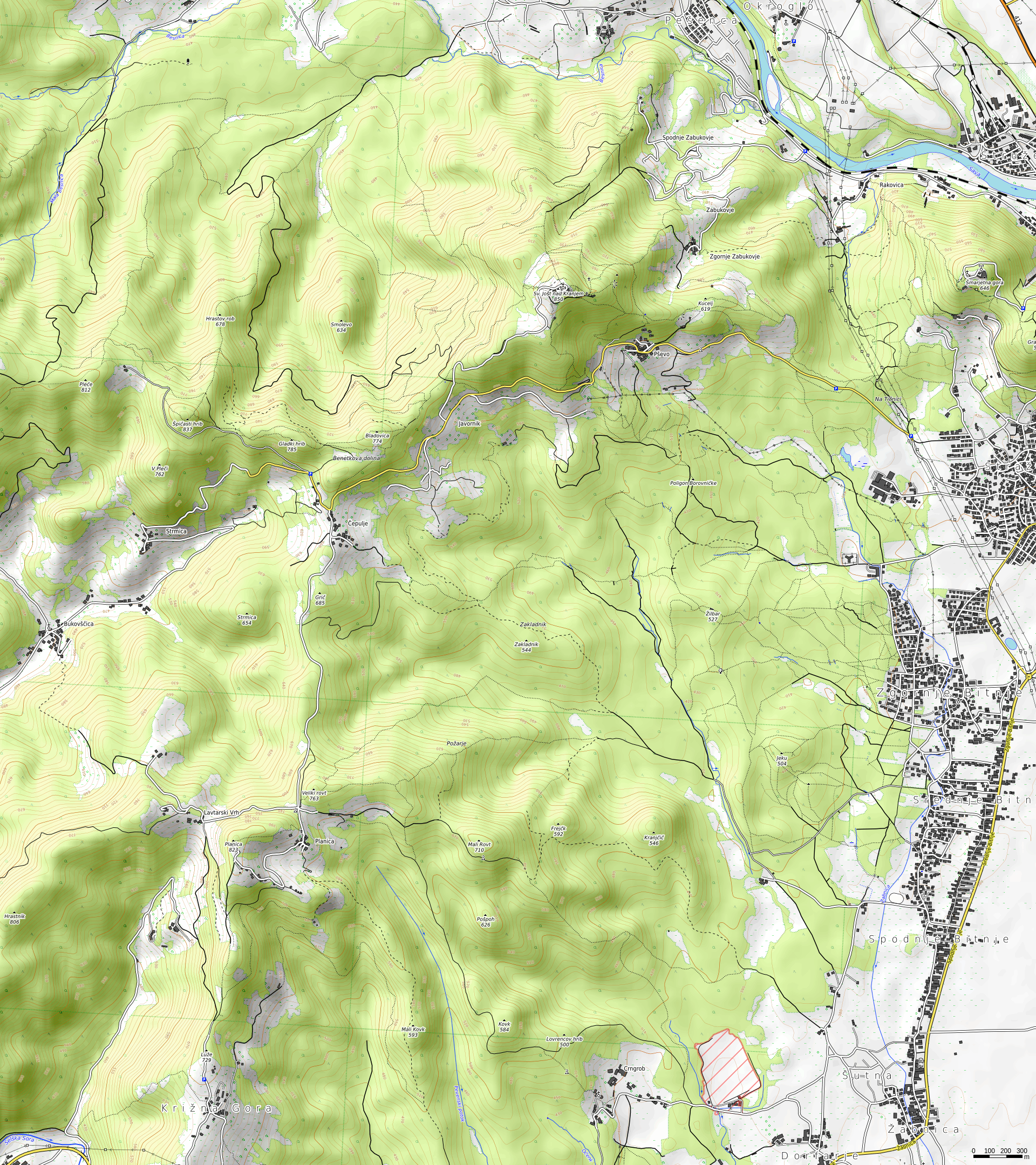 Kranj color map