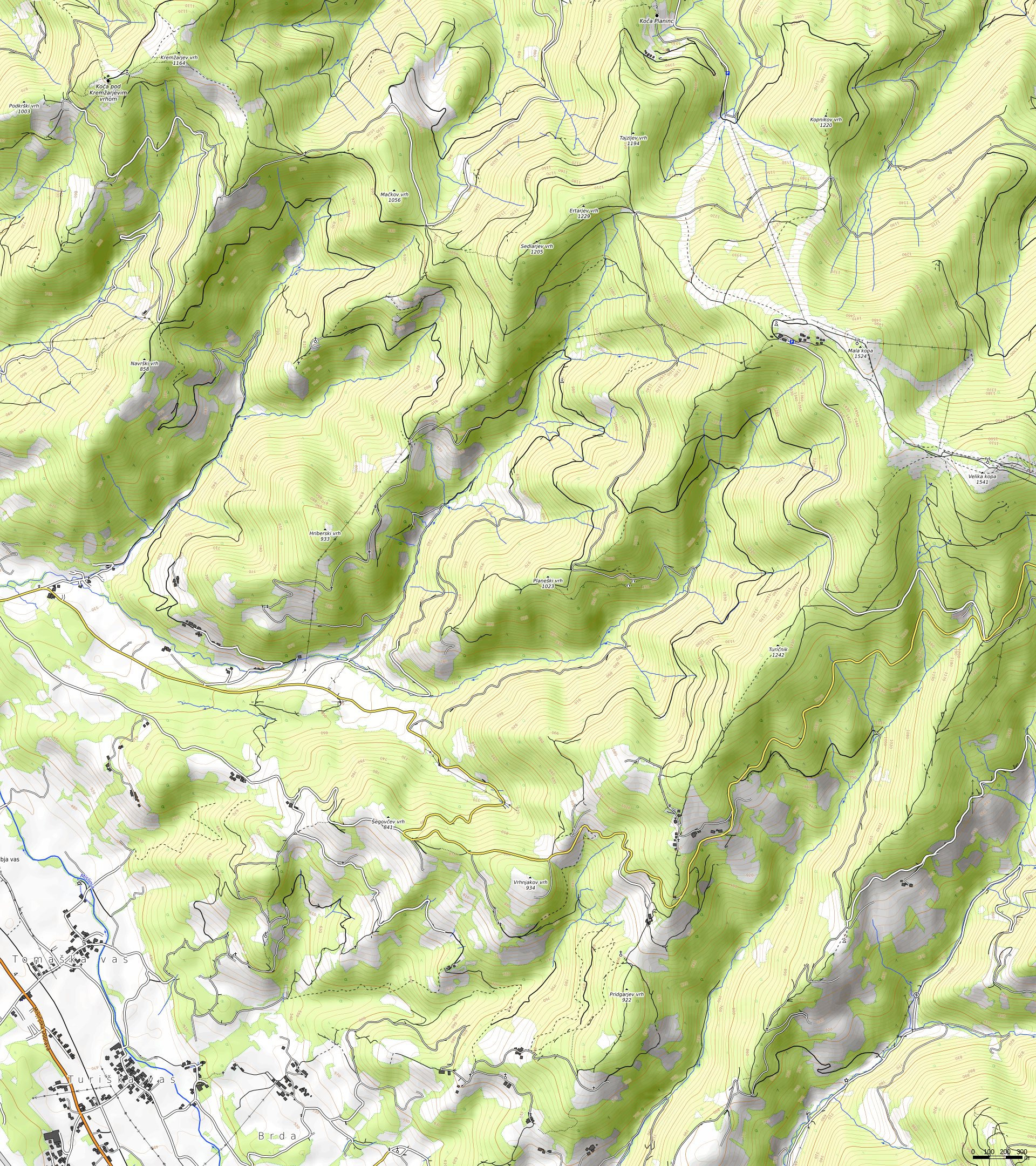 Slovenj Gradec color map