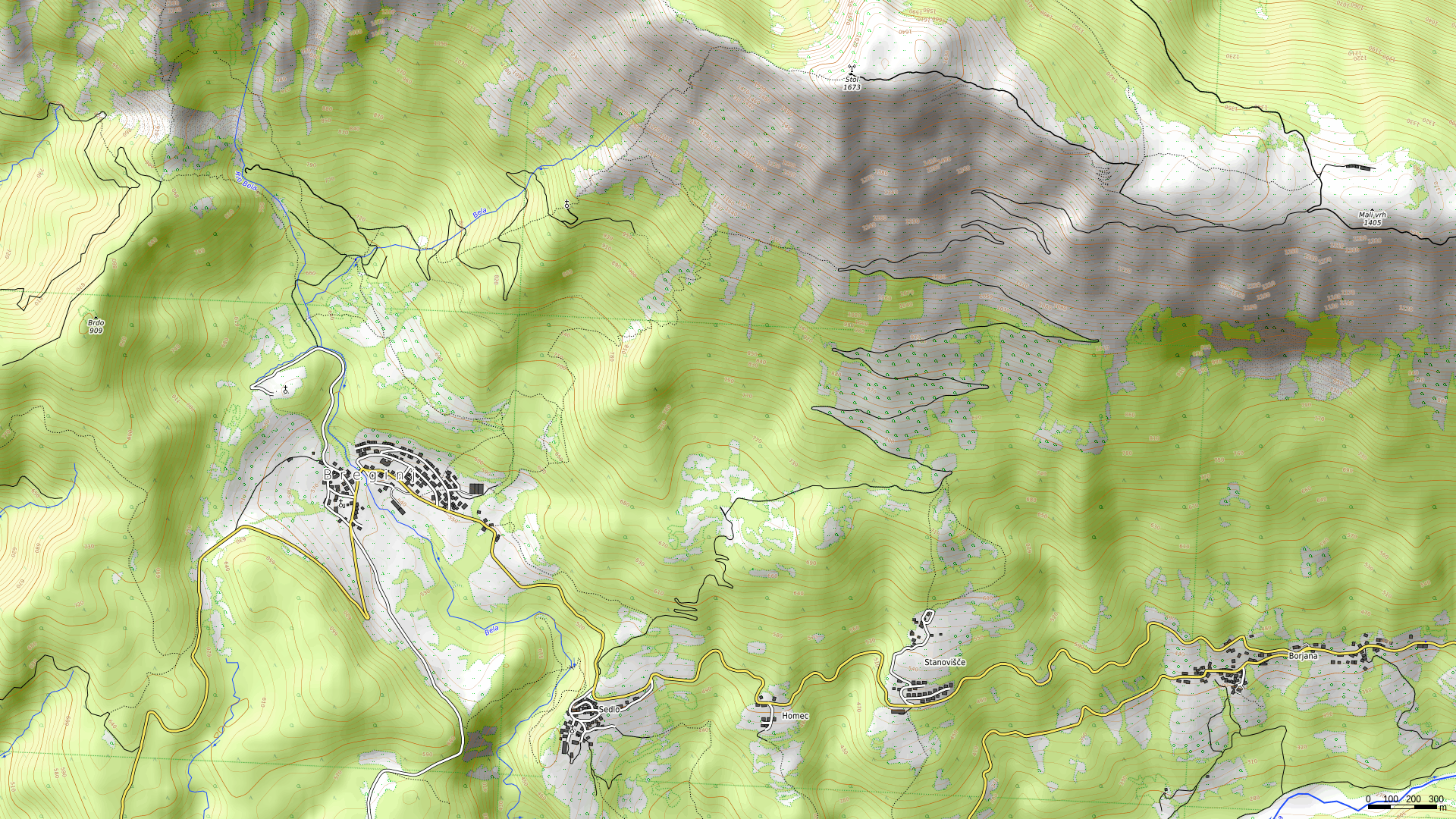 Breginj color map