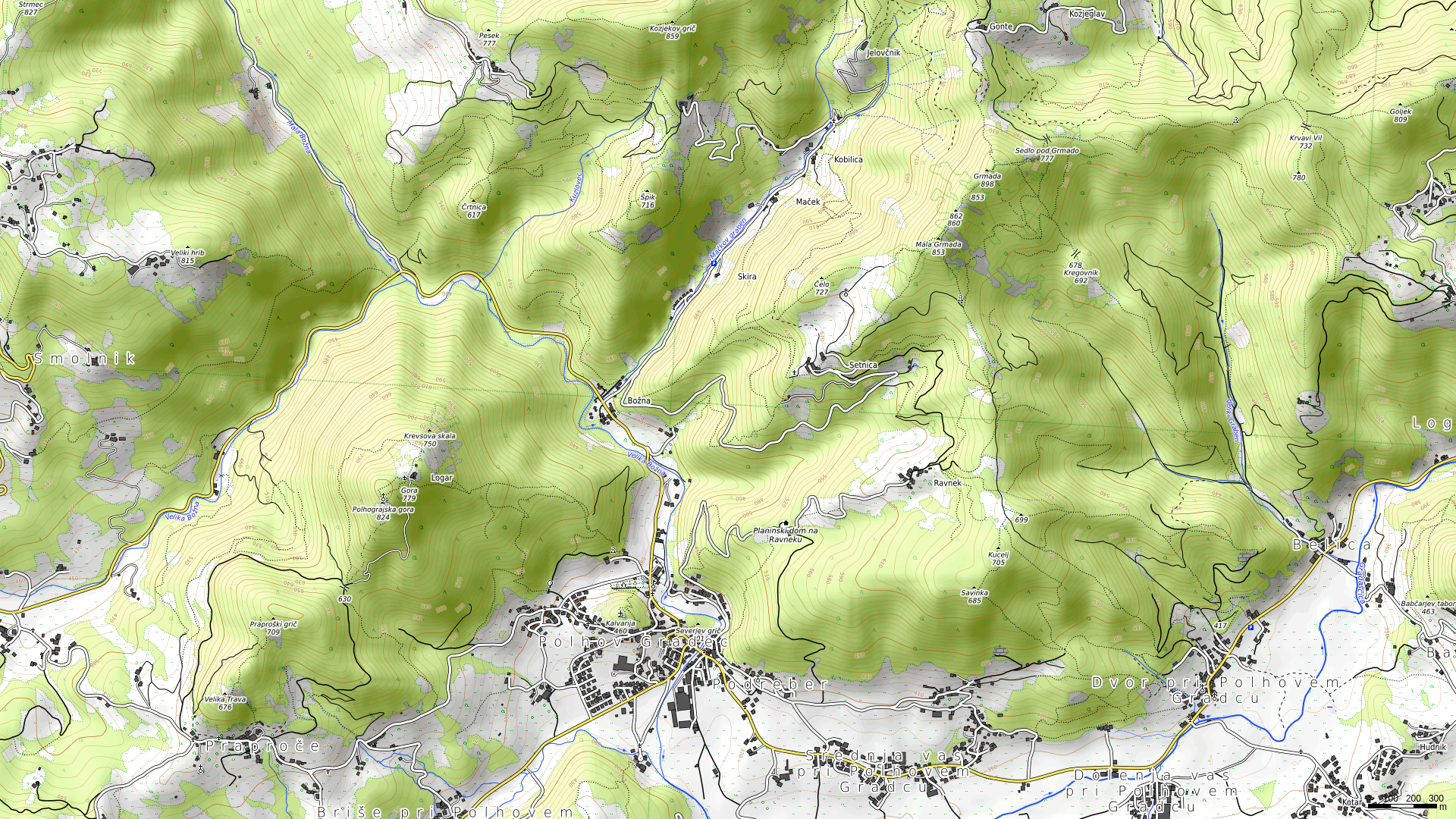 Polhov Gradec color map